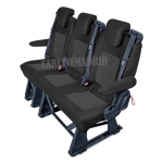 FORD TRANSIT CUSTOM 2ª-3ªFILA FIJA CARLINEMADRID