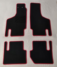 600. Alfombrillas Moqueta compatibles con SEAT 600 (1957-1972) ROJO