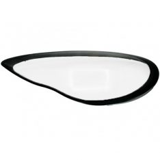 PANAMERA. TULIPA CRISTAL FARO IZQUIERDO CONDUCTOR PARA PORSCHE PANAMERA COLOR NEGRO (2011-2014)