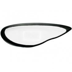 PANAMERA. TULIPA CRISTAL FARO DERECHO PASAJERO PARA PORSCHE PANAMERA COLOR NEGRO (2011-2014)