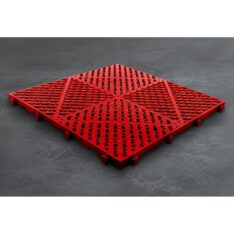 * BALDOSA. SUELO MODULAR PUZZLE 40X40 TALLER LAVADERO EXPOSICION COLOR ROJO